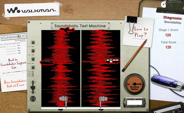 Sony Walkman - Take the Soundaholic Test