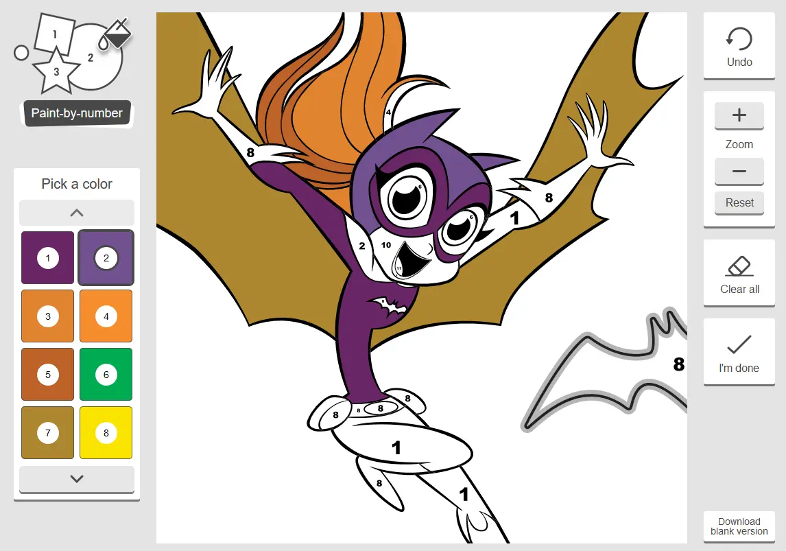 Batgirl Paint-by-Number