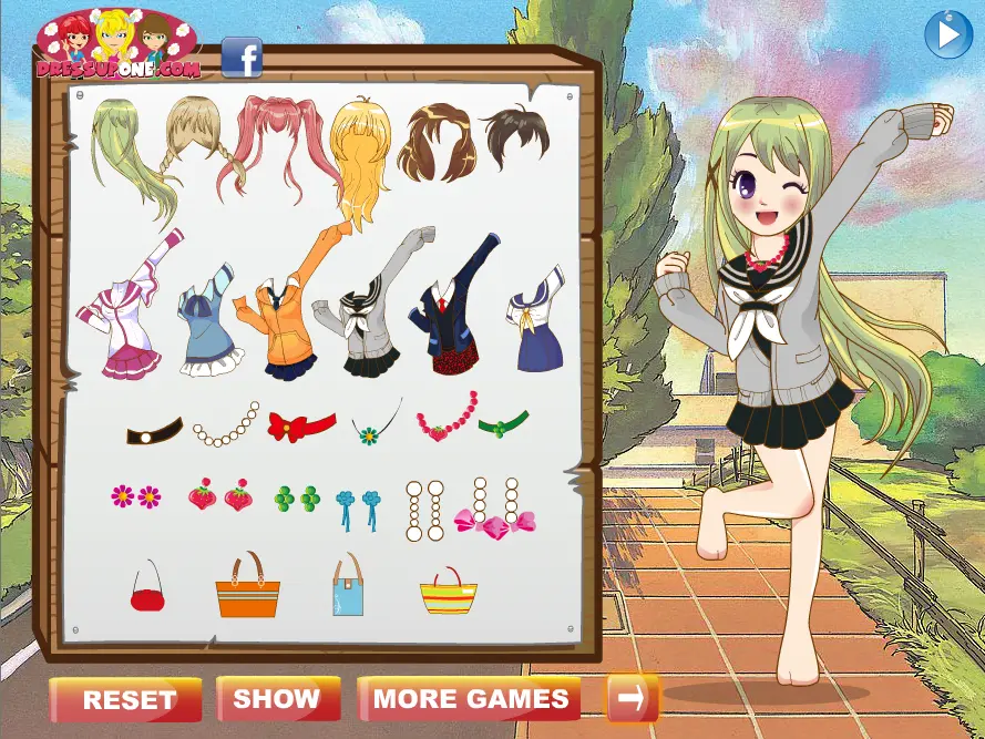 Anime School Uniforms