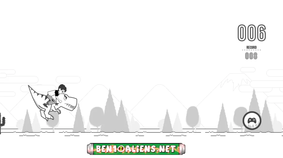 Ben 10 T-Rex Runner