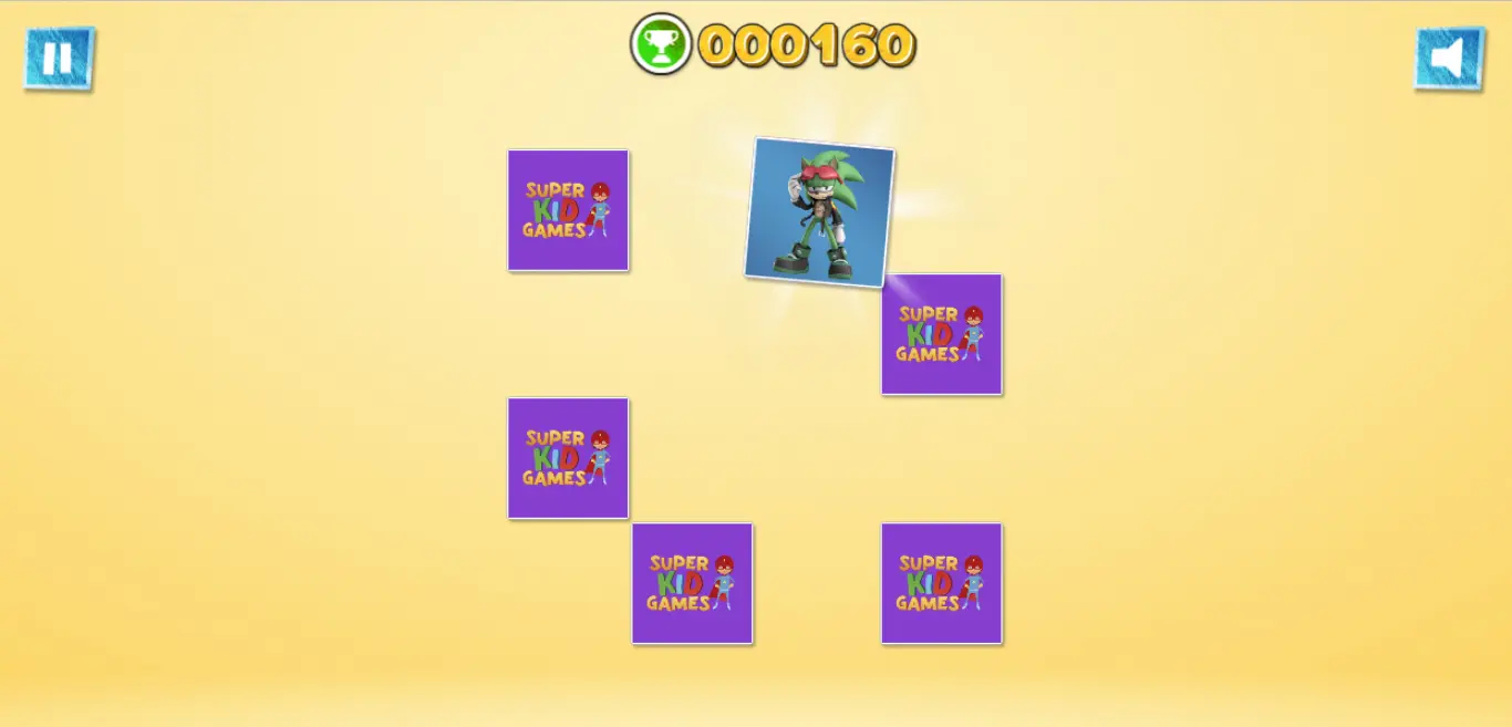 Sonic Memory Match-Up