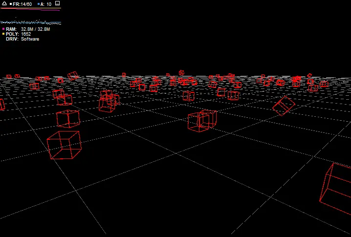AwayPhysics Demo 100 Cube Version
