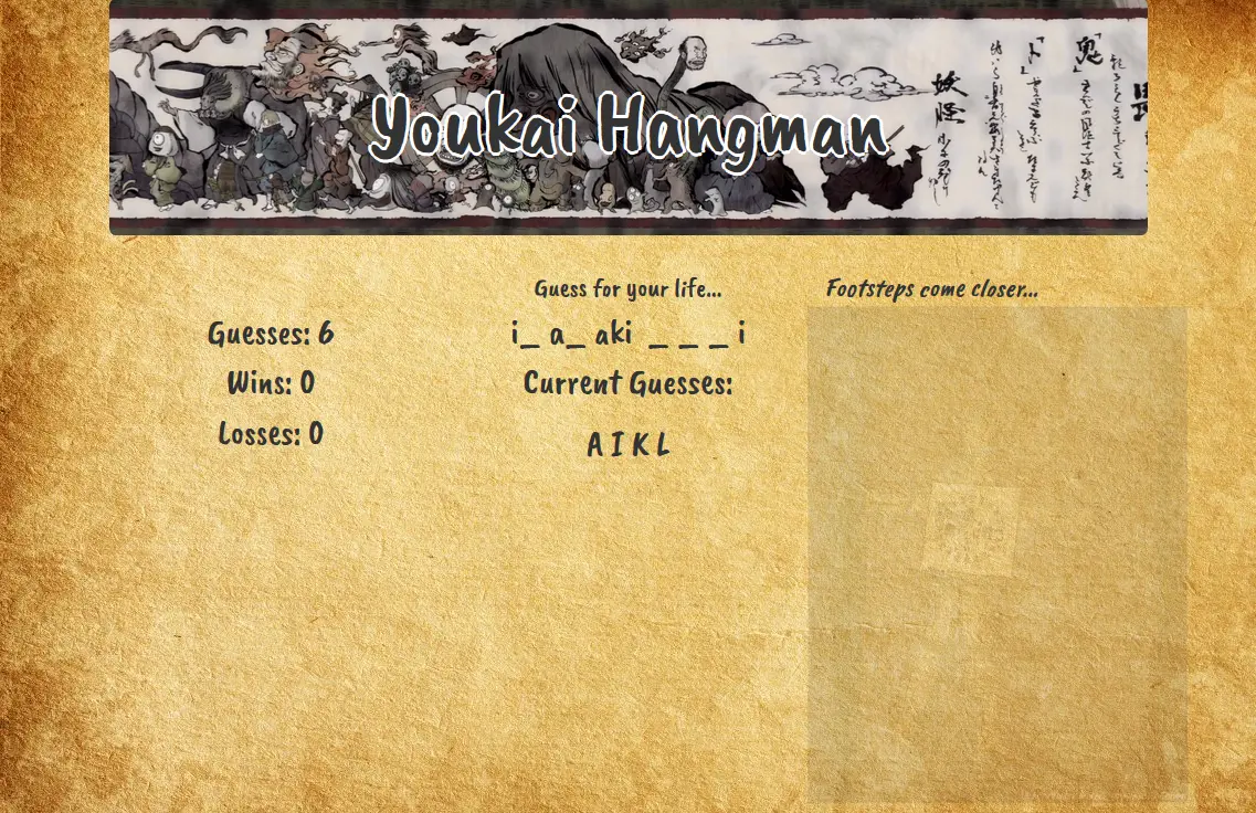 Youkai Hangman