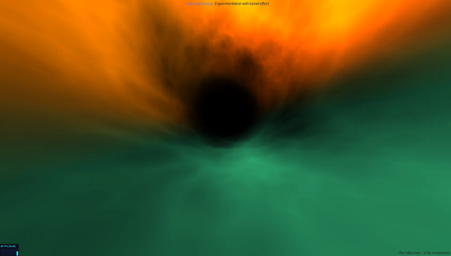 LearningThree.js: Experimentation with tunnel effect