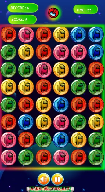 Among Us Match 3 Puzzle