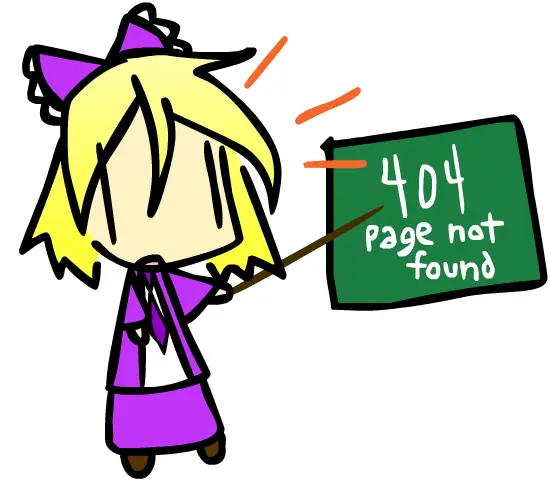 404 error, oh noes!