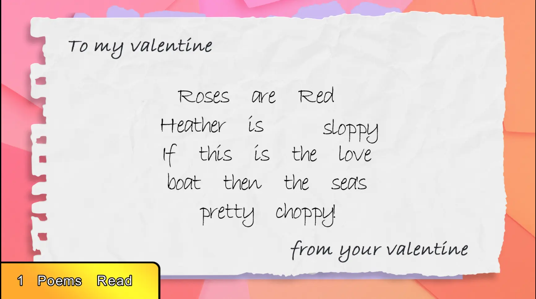 Random Valentine Generator