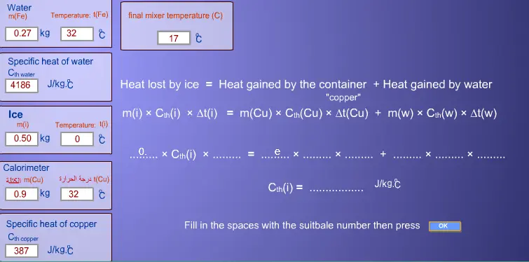 Heat of melting ice