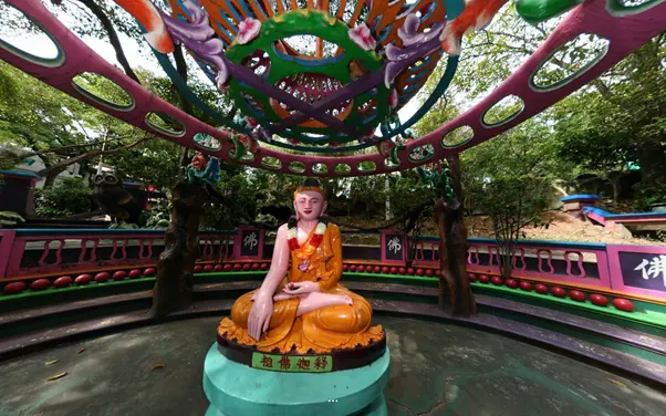 Haw Par Villa Singapore: Buddha Statue (360 Pano)