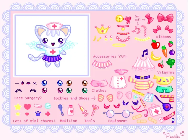 Nurse Kitty-chan Dress Up Game