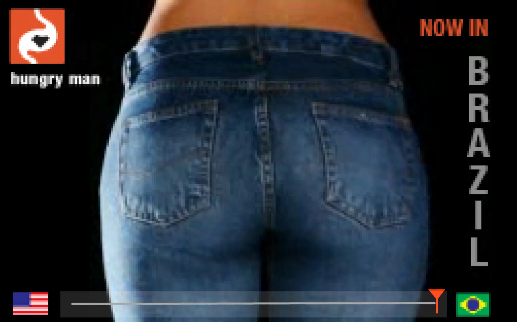 Hungryman  - Now In Brazil Banner Ad 