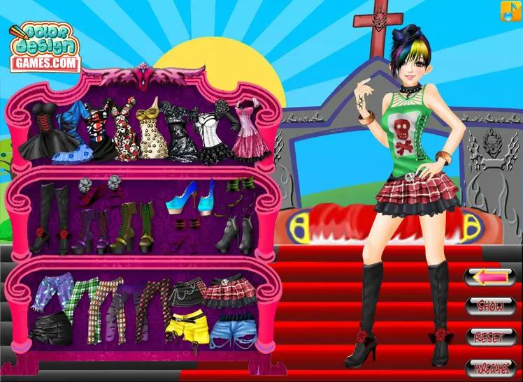 Punk Girl Dress Up