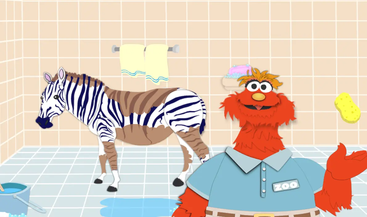 Sesame Street: Murray Cleans Up