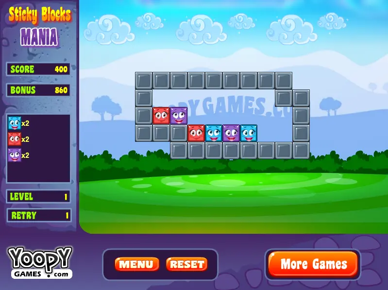 Sticky Blocks Mania