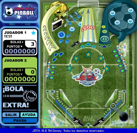 Copa Jetix Pinball