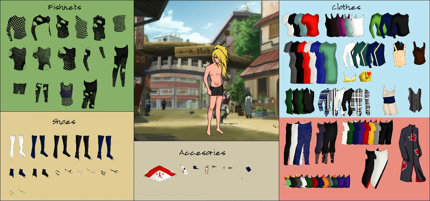 Deidara Dress Up Game