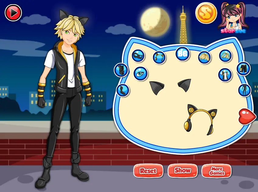 Miraculous Ladybug: Cat Noir Dress Up