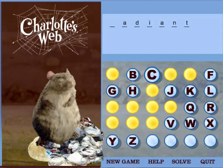 Charlotte's Web Hangman
