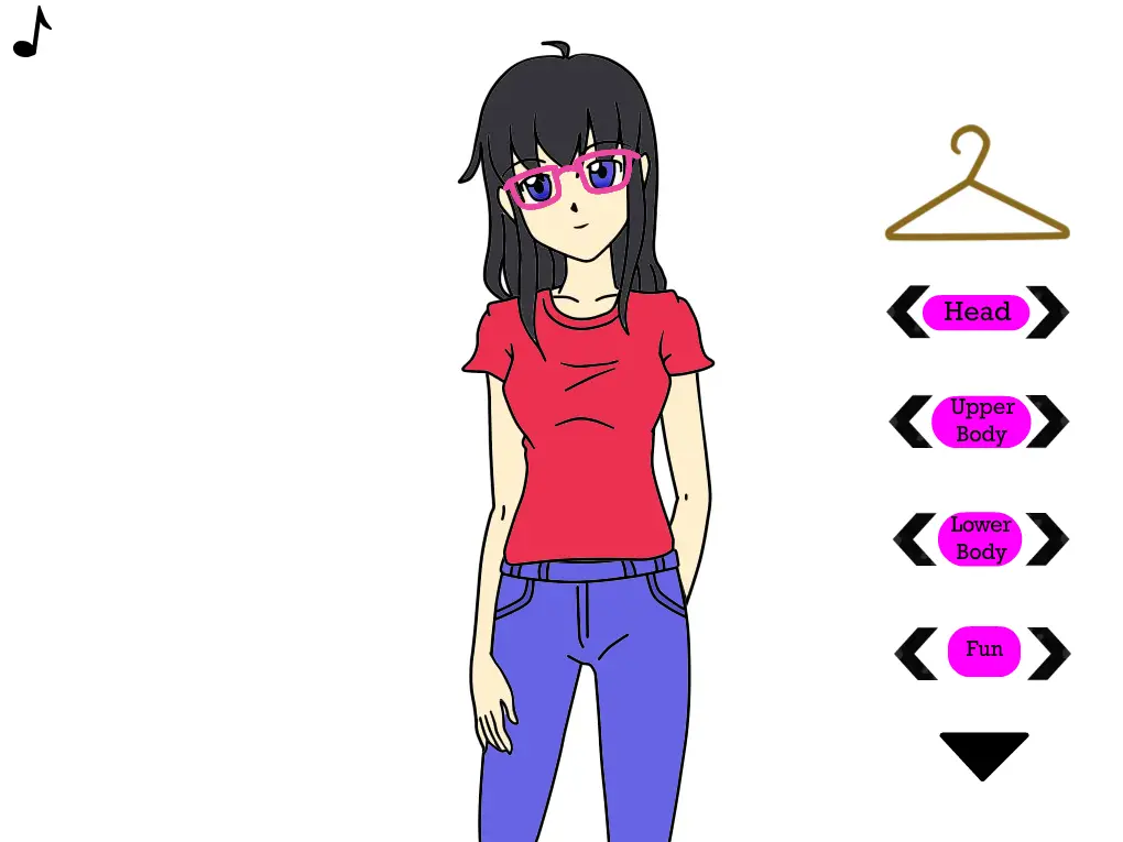 Anime Girl Dress Up Game