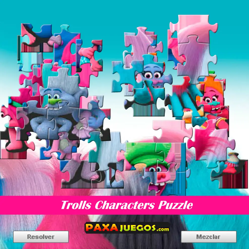 Trolls Characters Puzzle