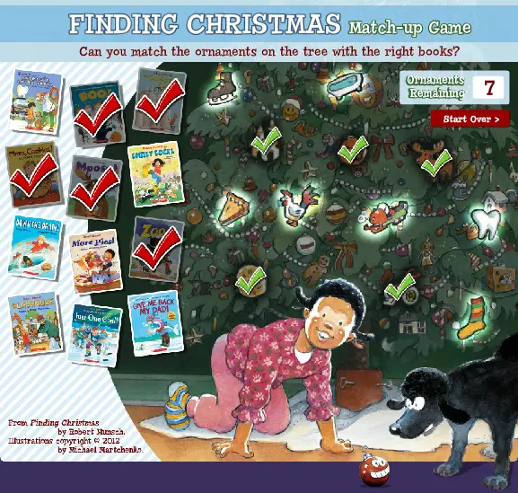 Finding Christmas Match-Up Game