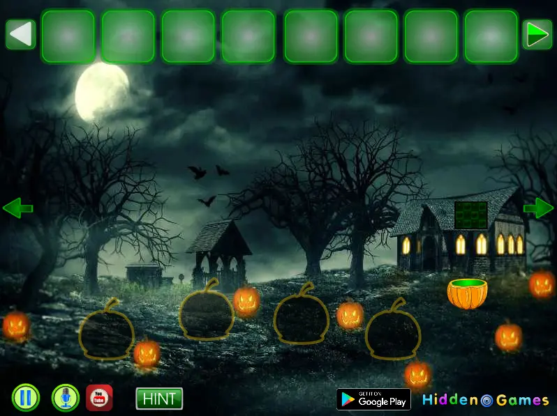 Halloween Silhouette Forest Escape