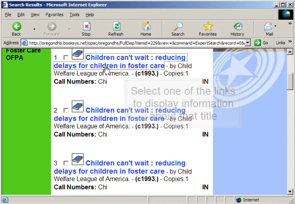 Search the Library