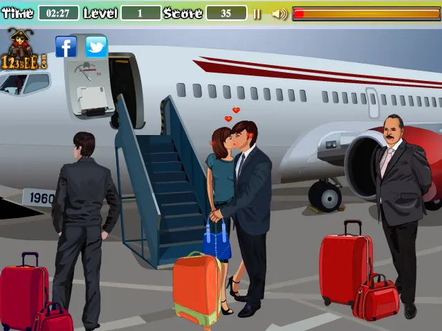 Kissing at the Airport