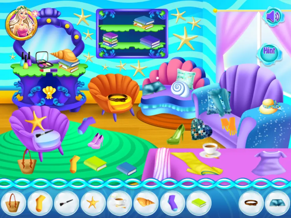 Mermaid's Messy Room