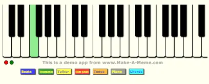 Real Piano in an Image