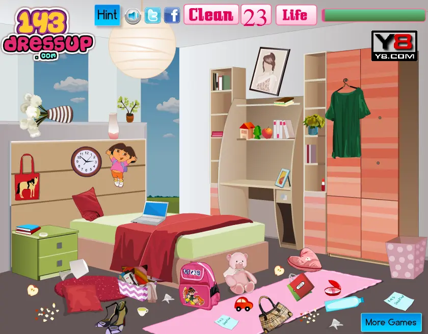 Girl Bedroom Cleaning