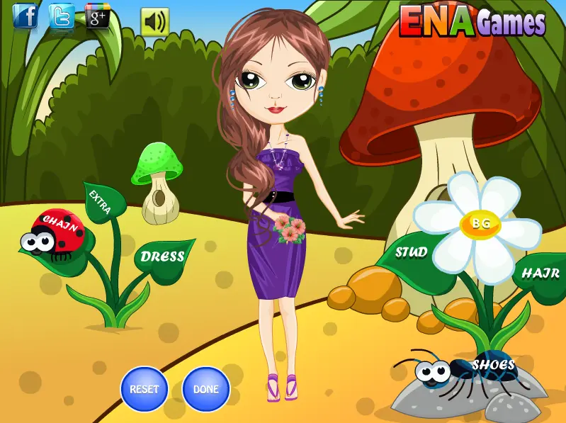 Garden Girl Dress Up