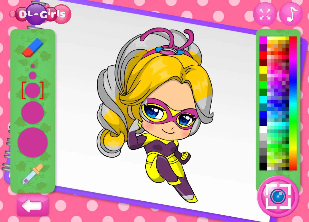 Chibi Dottedgirl Coloring Book