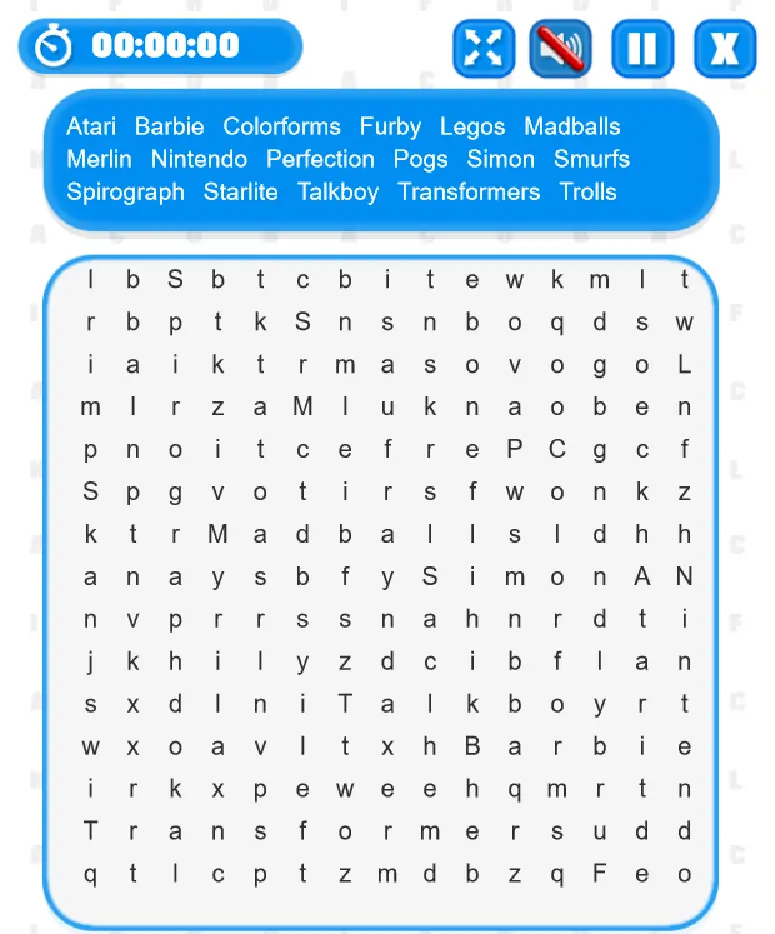 Word Search Rewind TV