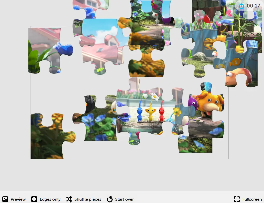 Pikmin puzzle: What a world!