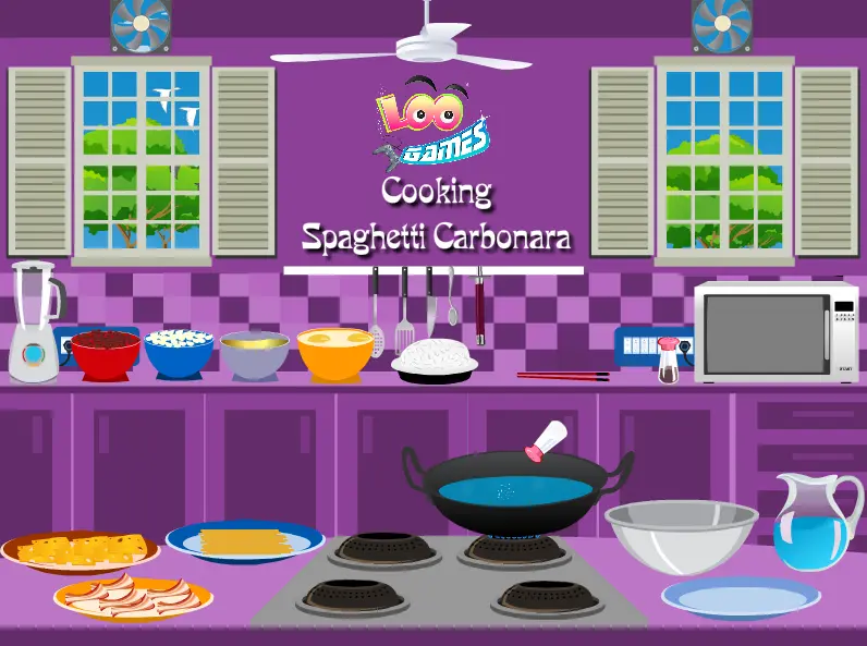 Cooking Spaghetti Carbonara