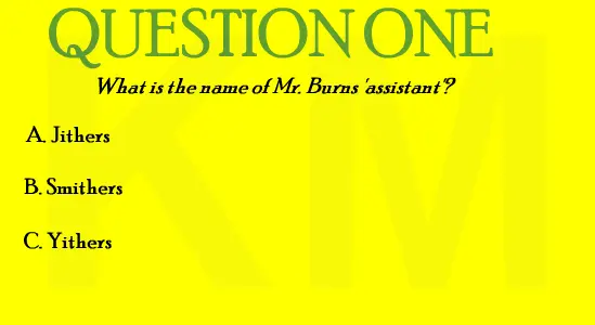 The Simpsons: A Quiz