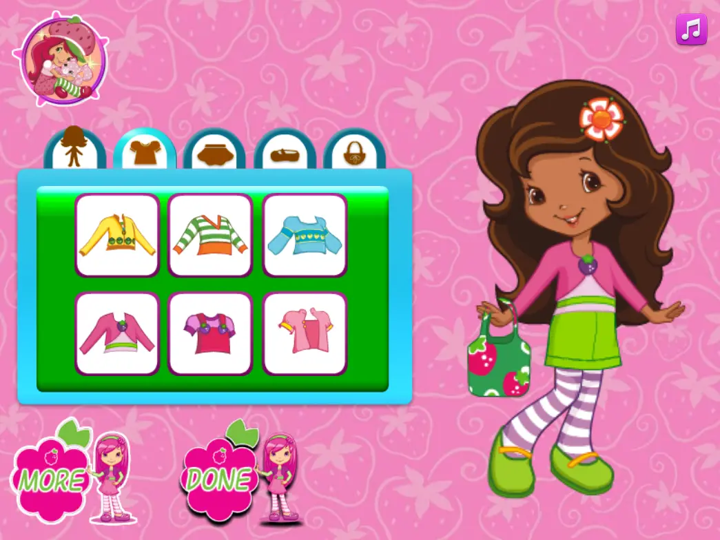 Strawberry Shortcake Fashion Dressup