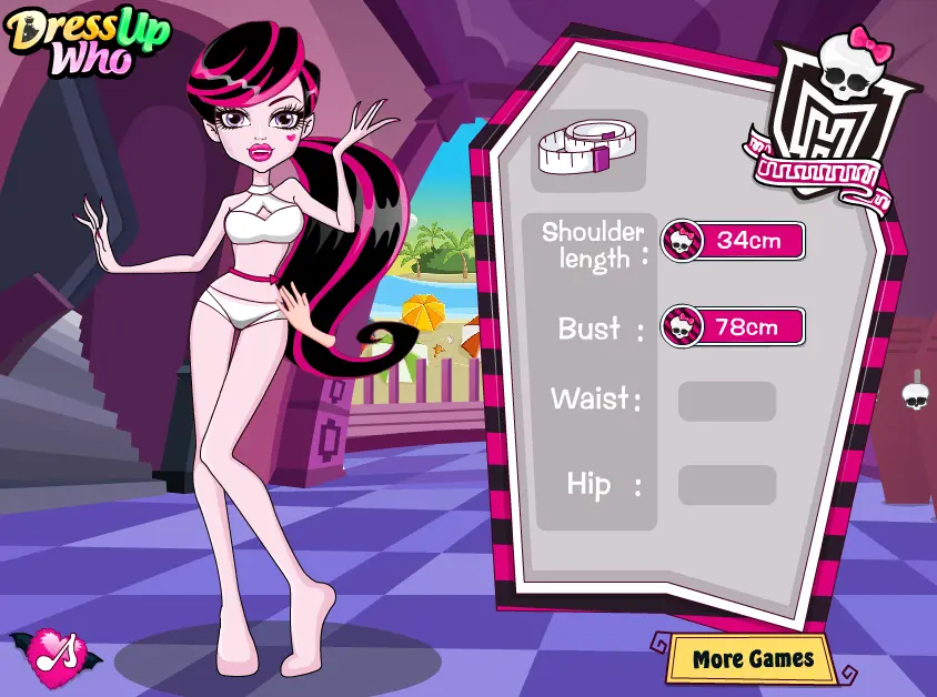 Draculaura Swimsuits Design