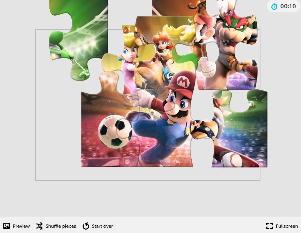 Mario Sports Superstars Jigsaw Jumble