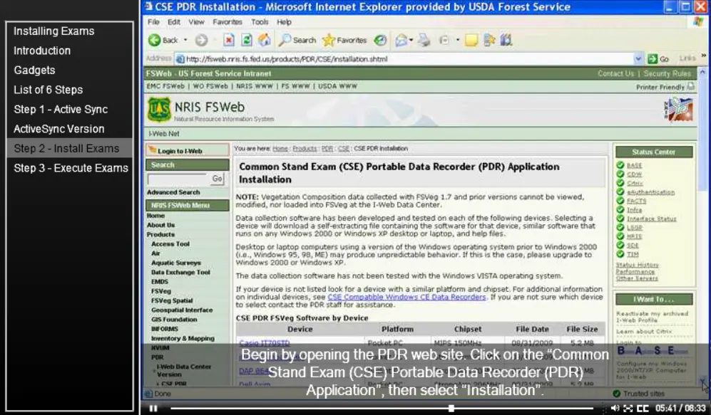 Installing the Exams Software - Part 1