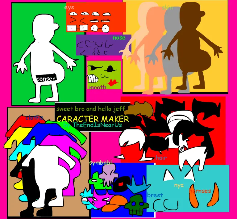 sweet bro and hella jeff CARACTER MAKER