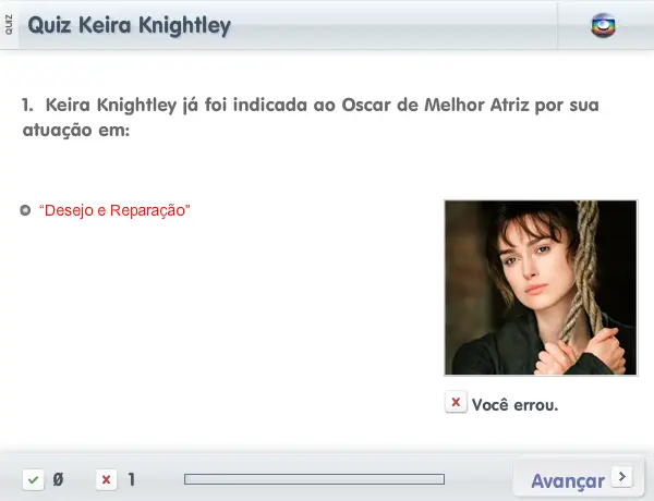 Quiz Keira Knightley