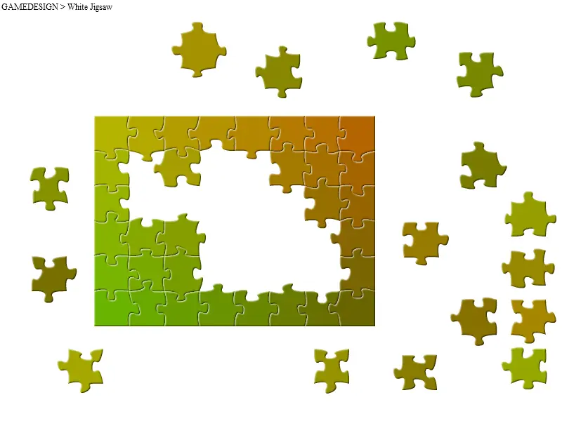 White Jigsaw