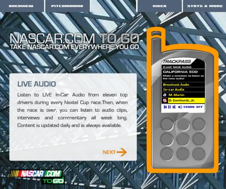 NASCAR.com To Go
