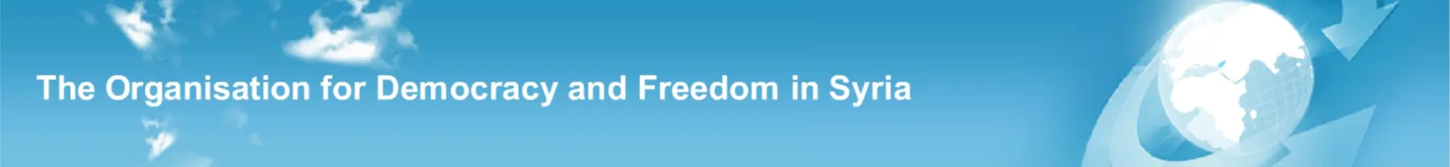 The Organisation for Democracy and Freedom in Syria Website Banner (Syria)