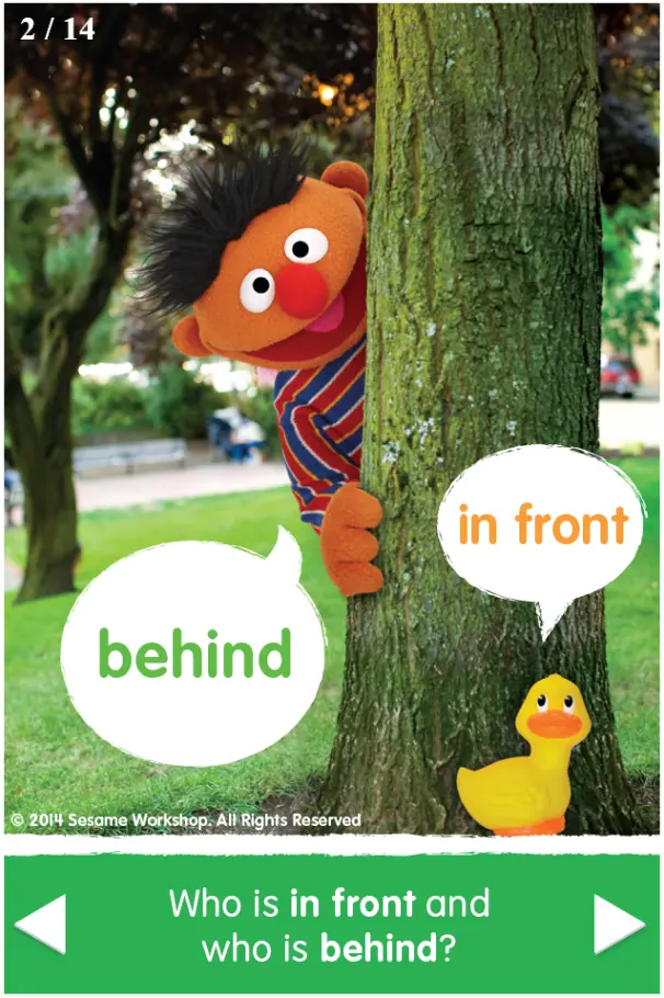 Sesame Street: Words Are Here, There, and Everywhere Math Cards