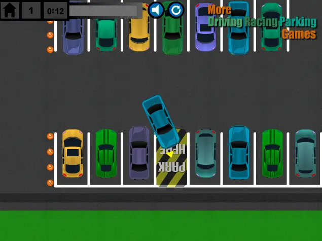 Busy Parking Lot