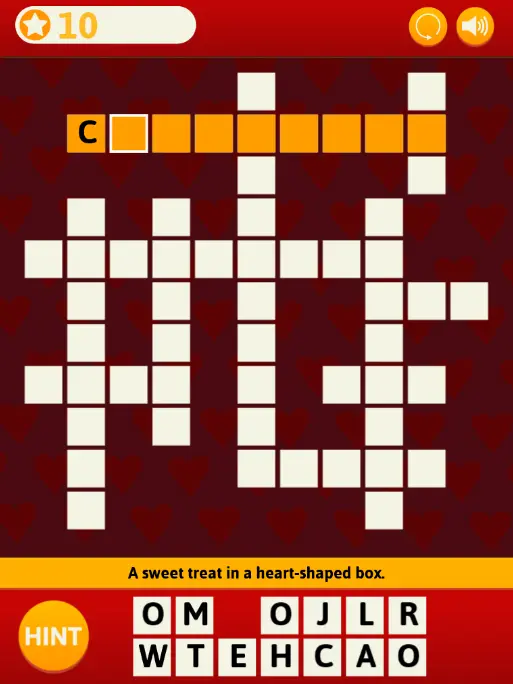 Valentines Day Crossword Puzzle