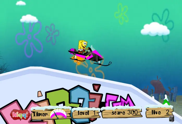 SpongeBob Sled Ride